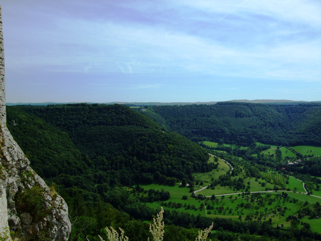 Blick von Burg Hohenneuffen