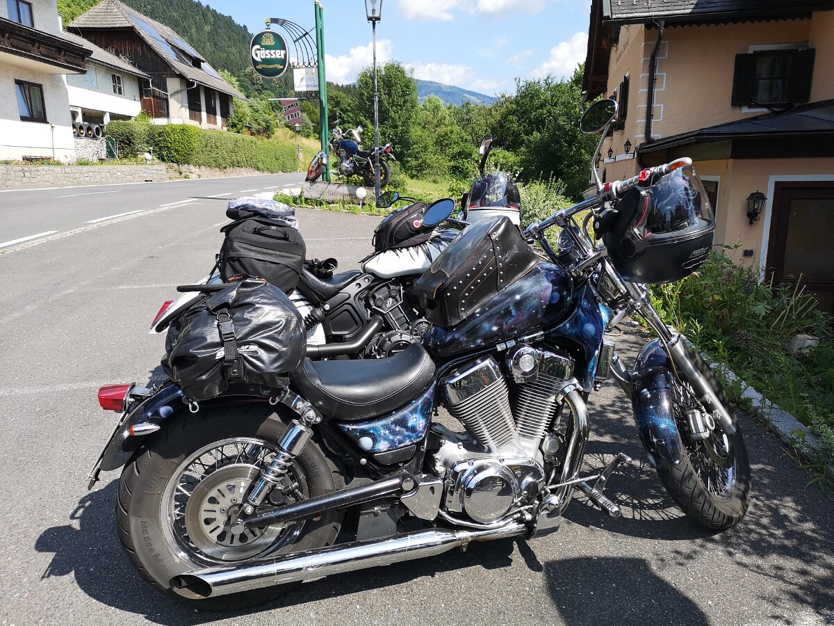 Sommerurlaub mit Motorrad in Obermillstatt