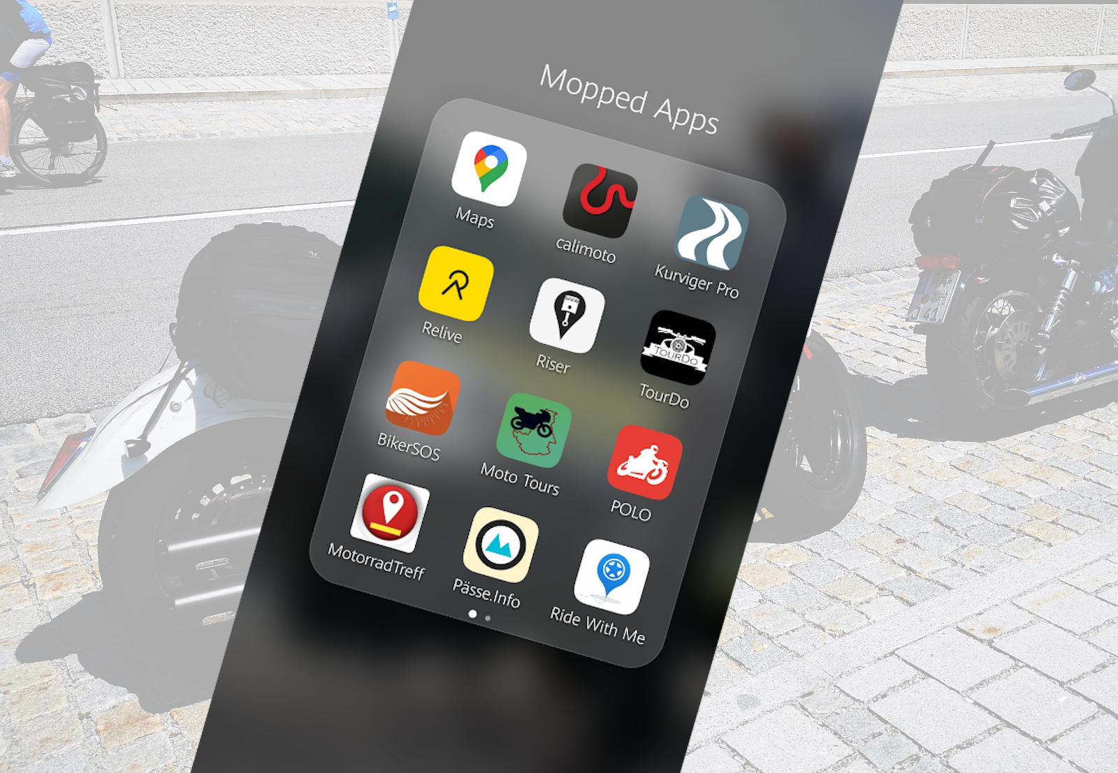 Wieviele APPs brauche ich eigentlich, wenn ich mit dem Motorrad unterwegs bin?