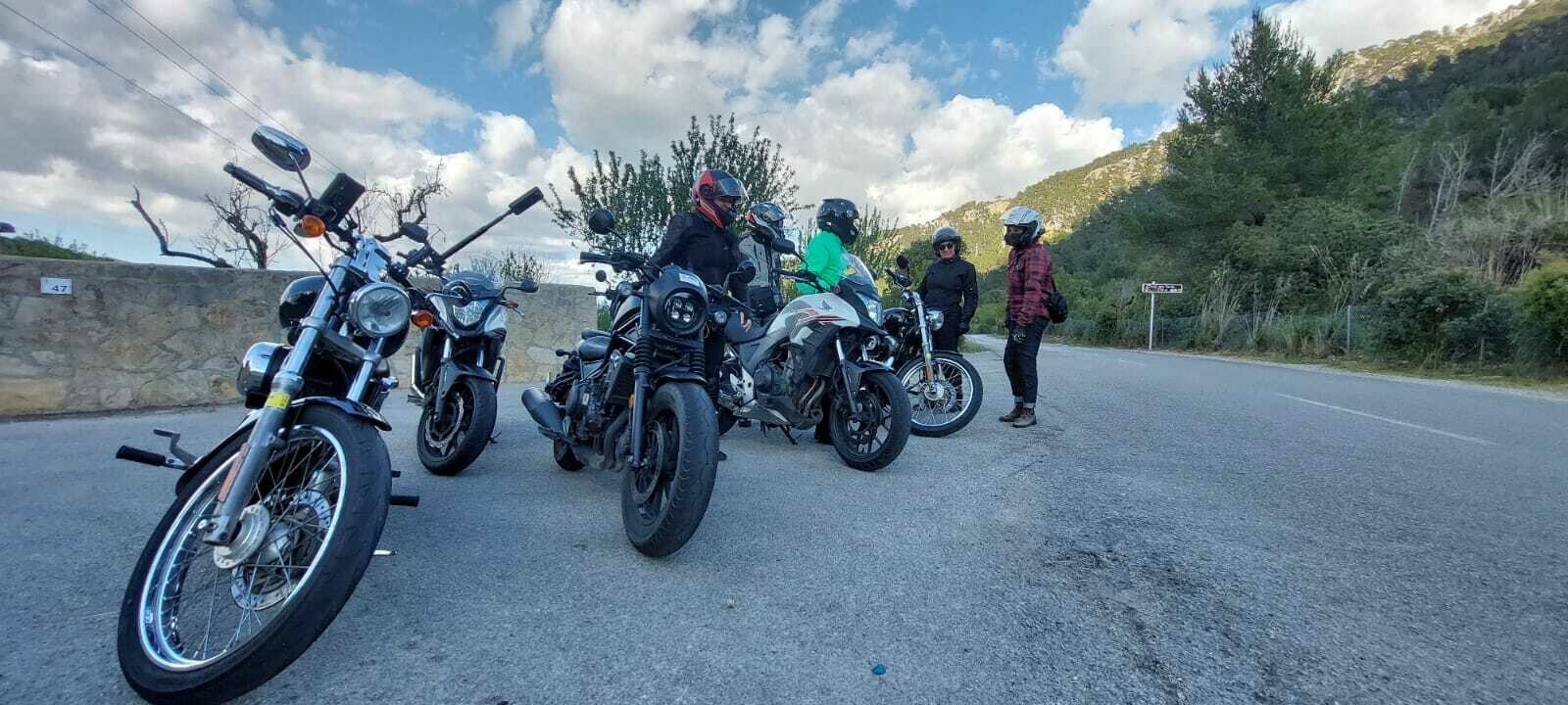 Mit dem Motorrad auf Mallorca