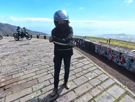 Motorrad Pause auf Teneriffa