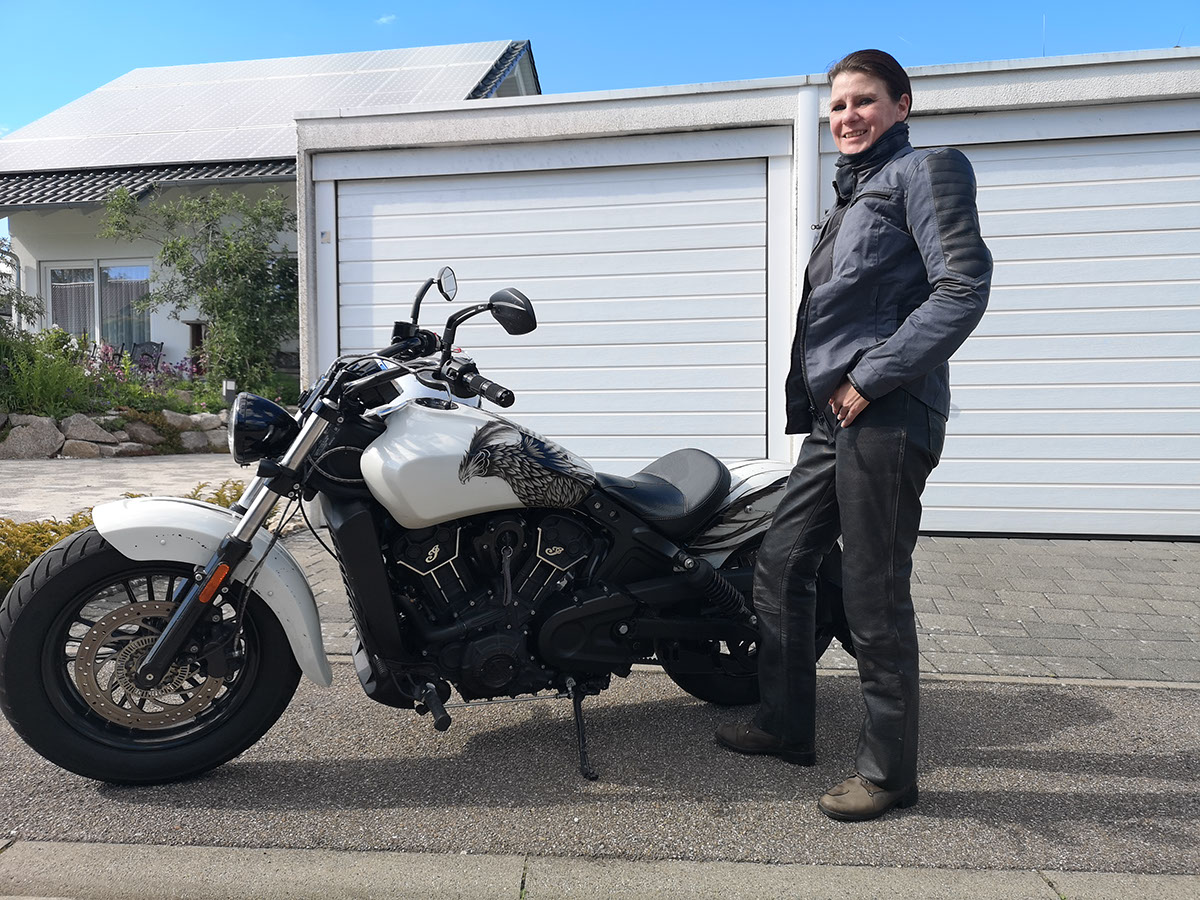 Damen Motorradjacke ICON MH 1000