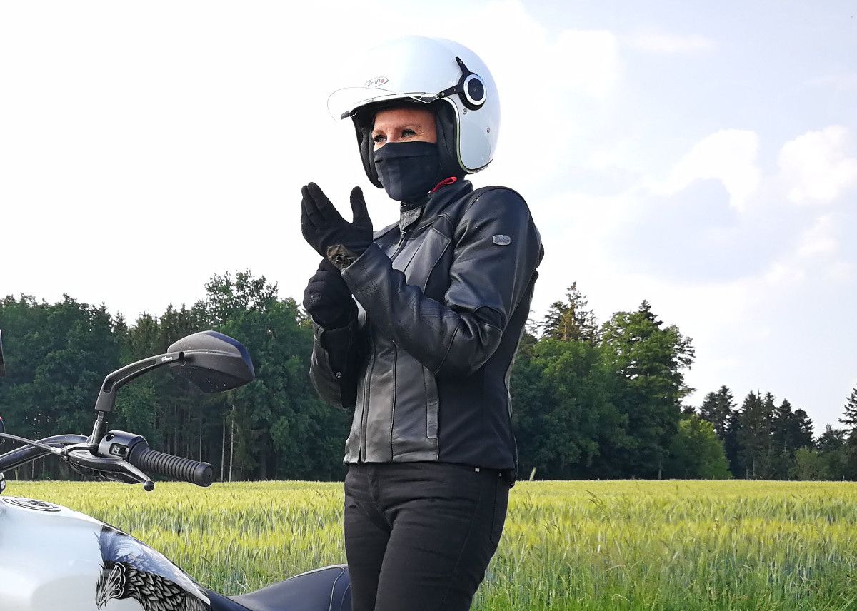 Café Racer Jacke Brittany - Motorrad Damenjacke