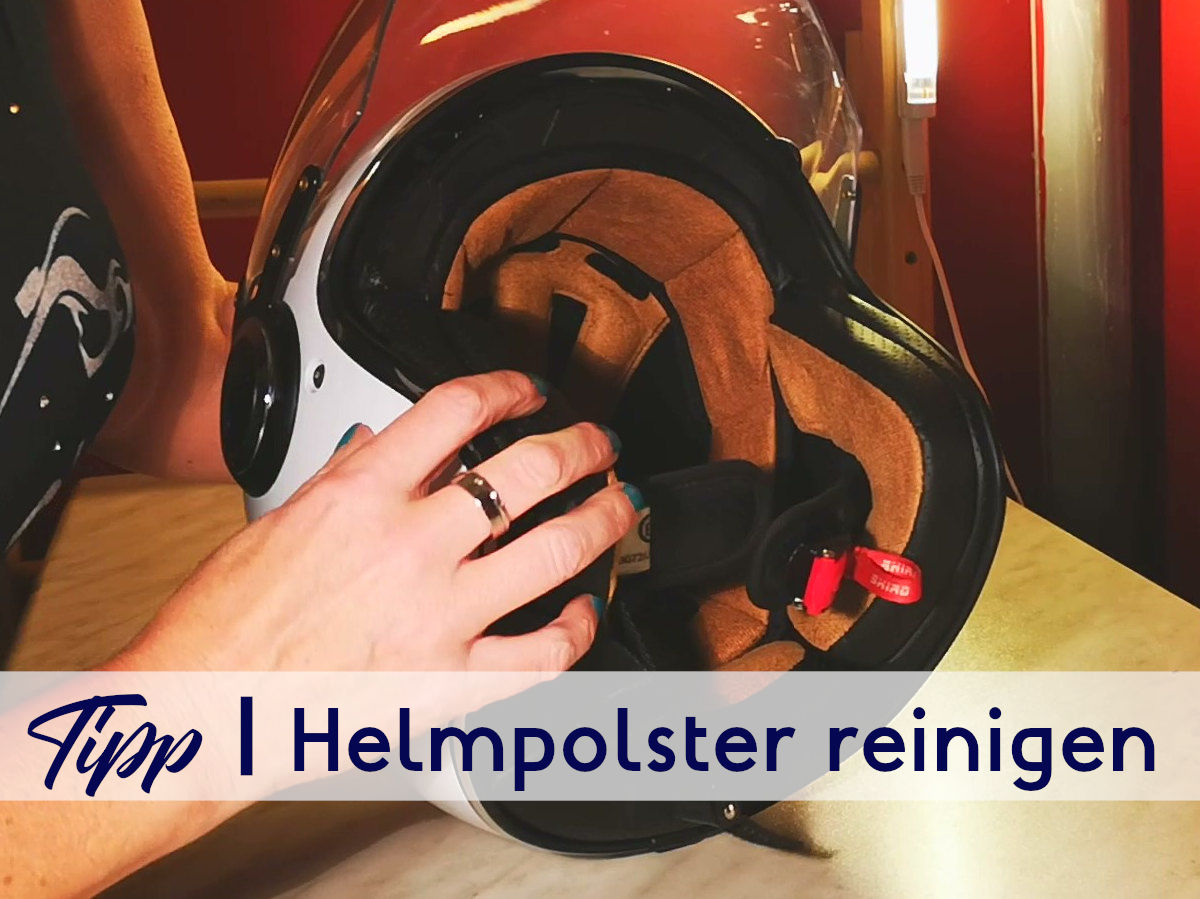 Helmpolster reinigen Anleitung