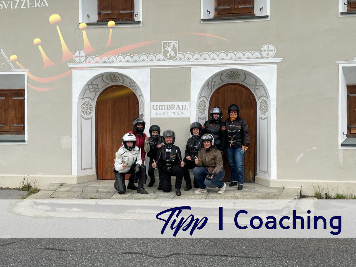 Die Kurvenkönigin Bikerinnen Coaching