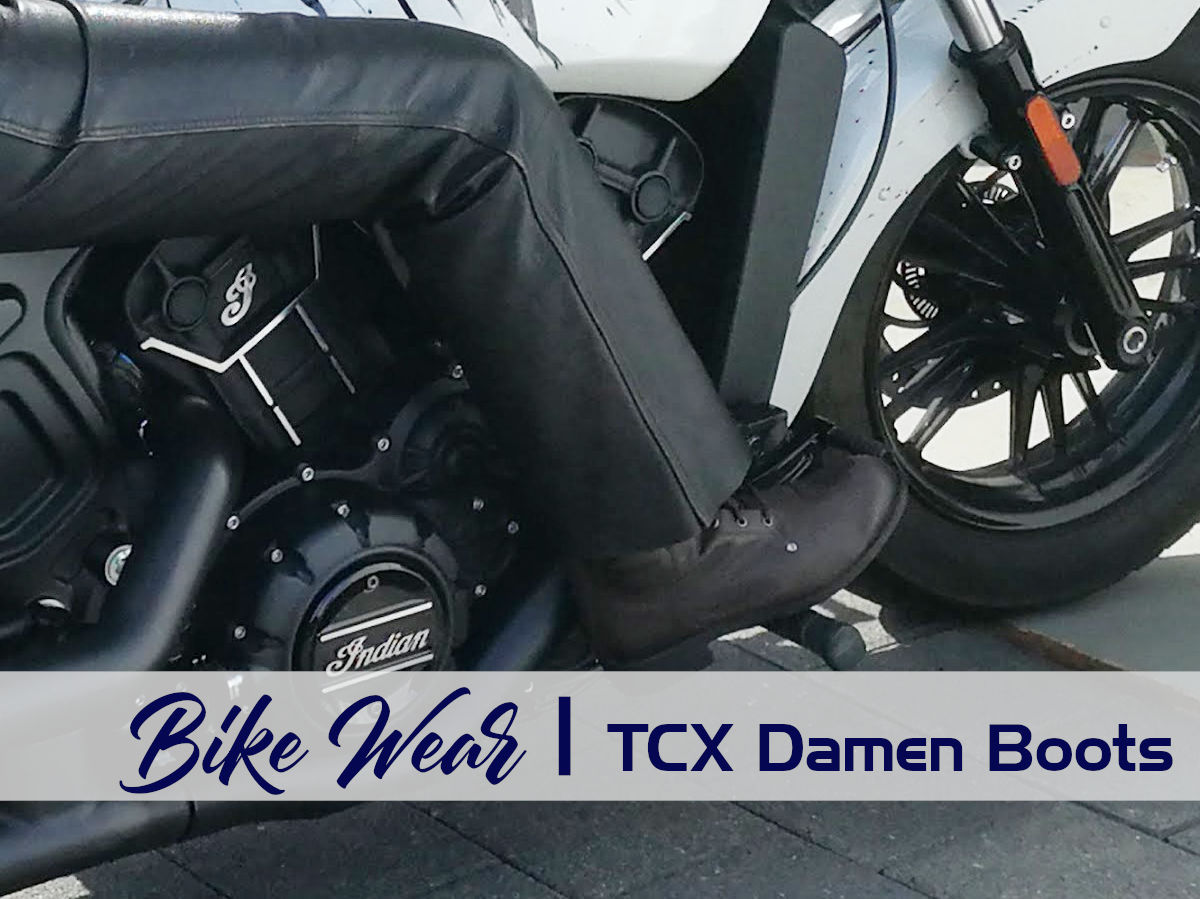 Damen Motorrad Vintage Boots