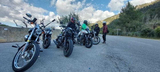 Mit dem Motorrad auf Mallorca
